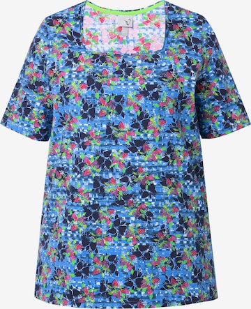 Ulla Popken Shirt in Blauw: voorkant
