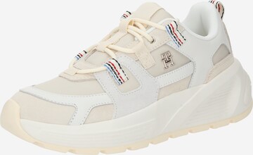 Sneaker bassa di TOMMY HILFIGER in beige: frontale