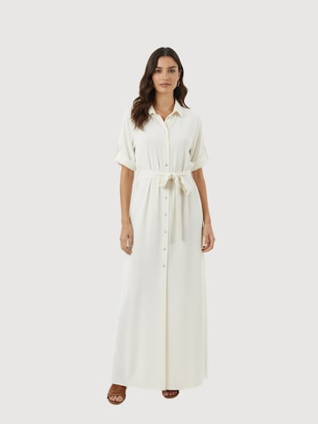 WEARABLE STORIES Jurk 'Lisanne' in Beige