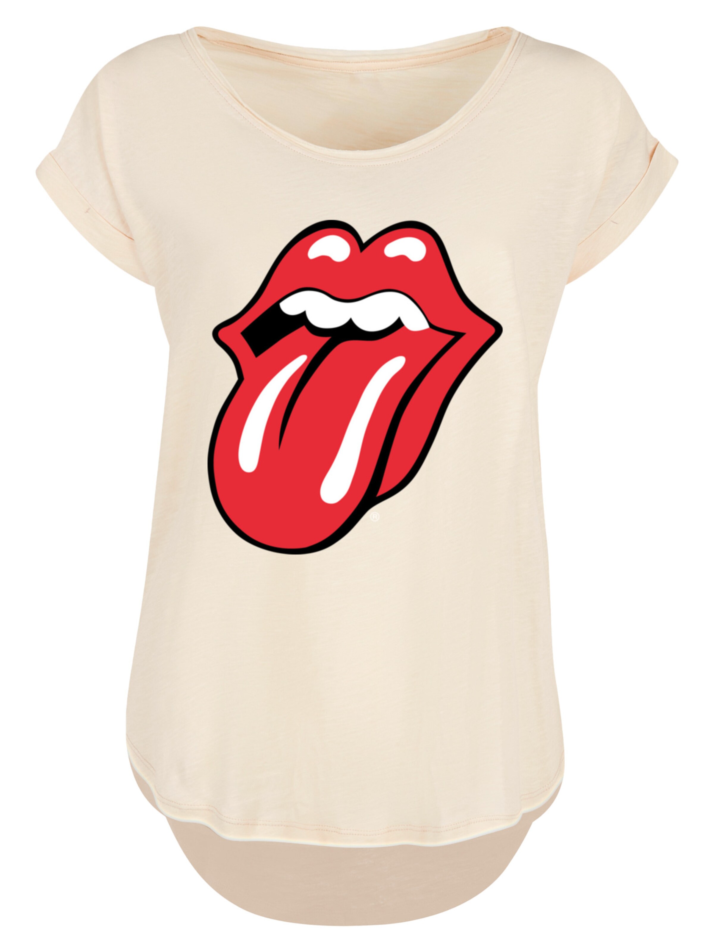 F4NT4STIC Shirt 'The Rolling Stones' in Beige: Vorderseite
