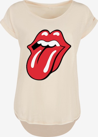 T-shirt 'The Rolling Stones' F4NT4STIC en beige : devant