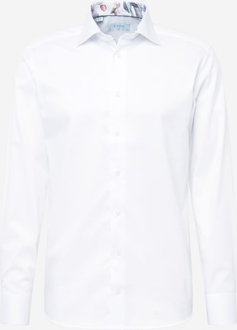 ETON جينز مضبوط قميص بلون أبيض: الأمام