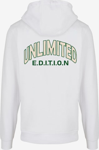 Sweat-shirt 'Unlimited Edition' Merchcode en blanc