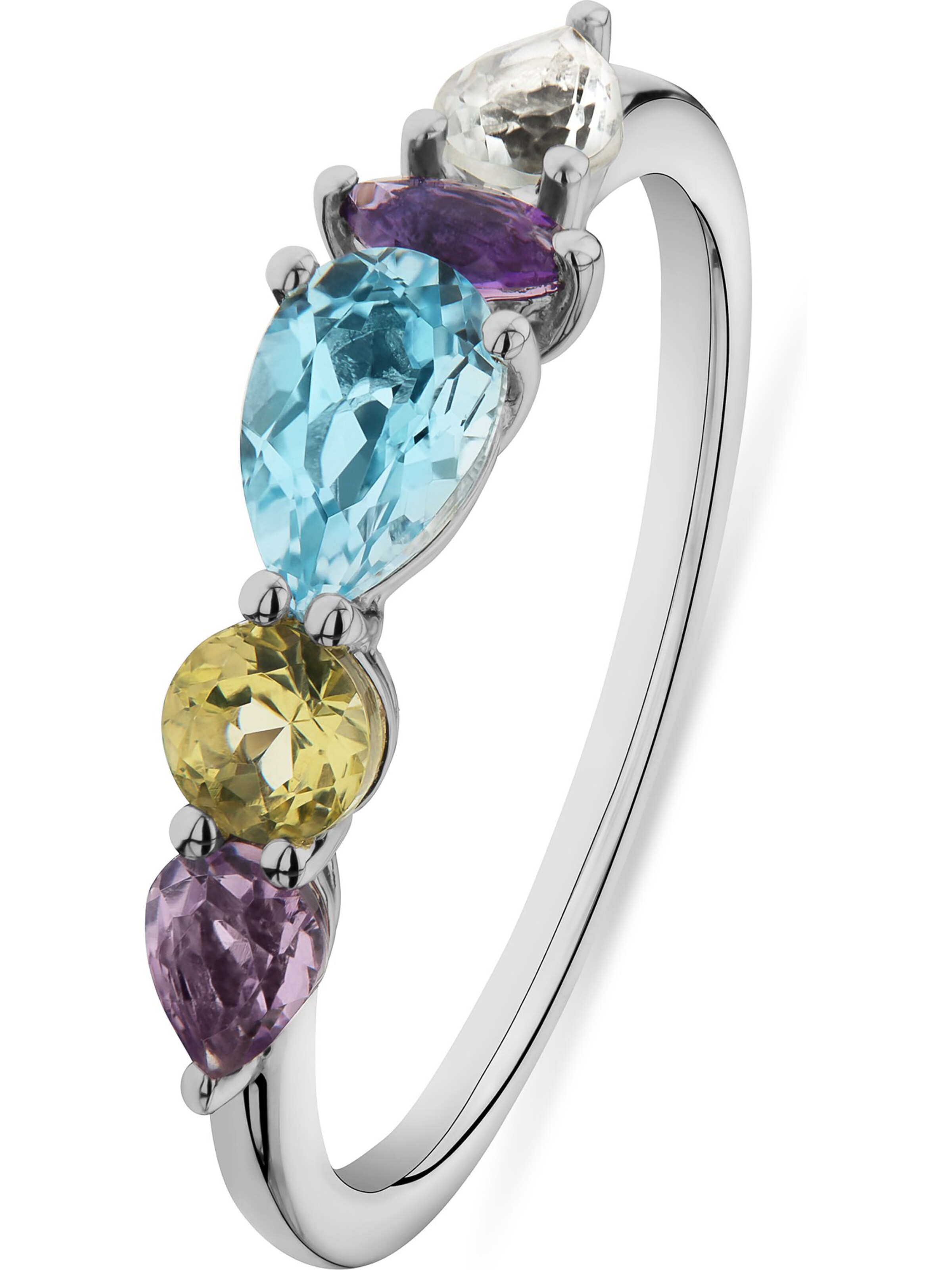 CHRIST Ring in Silber: Vorderseite