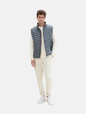 TOM TAILOR Weste in Grau