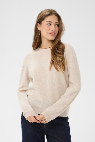 Pull-over 'CRMela' Cream en beige : devant