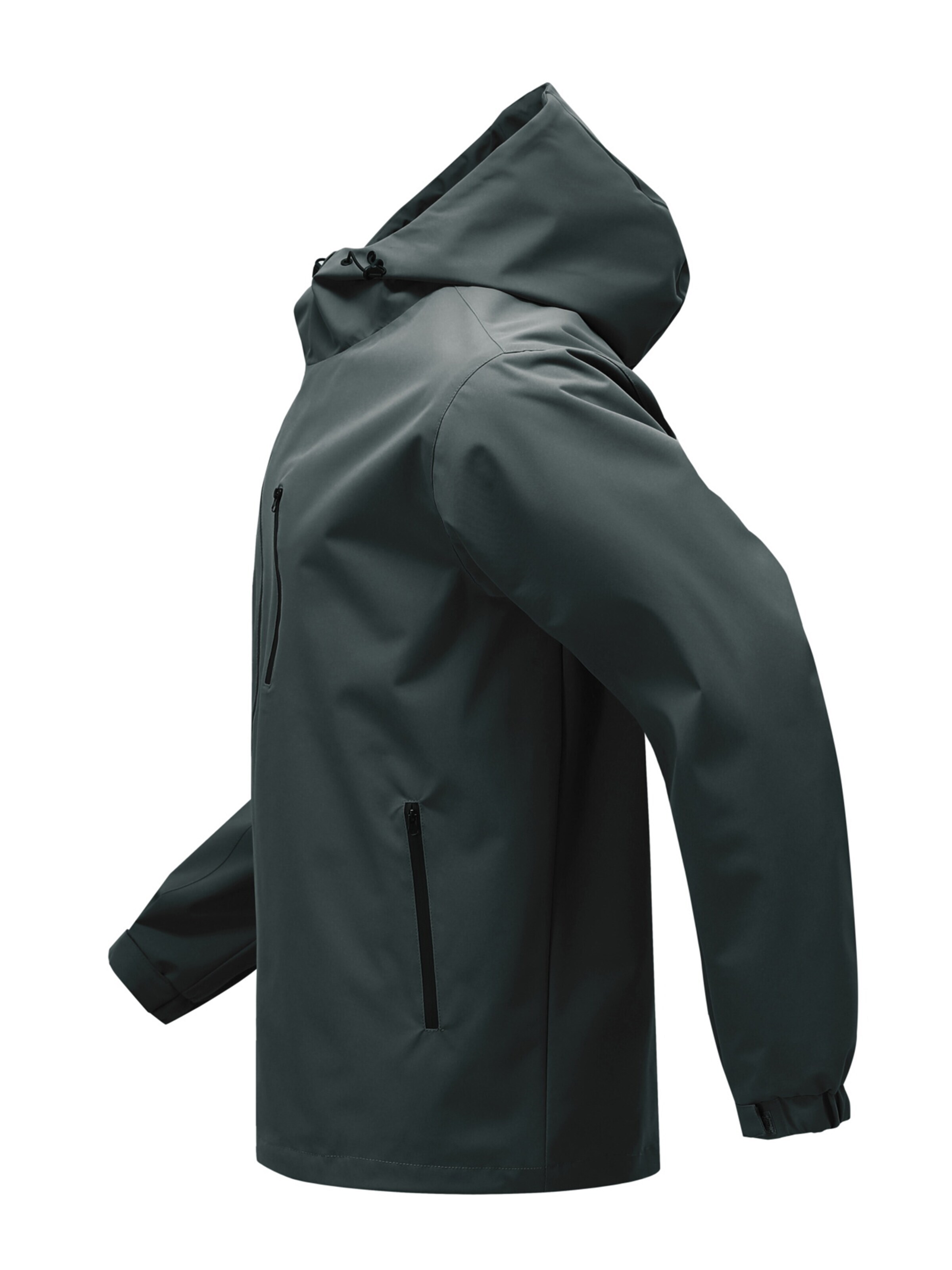 YOUTHUP Outdoor jacket 'Kompakt' in Grey