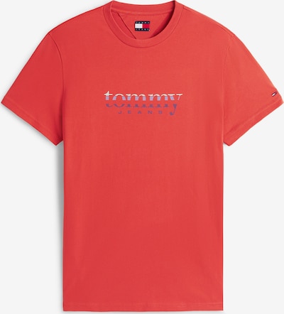 Marškinėliai iš Tommy Jeans, spalva – mėlyna / šviesiai mėlyna / pastelinė žalia / raudona, Prekių apžvalga
