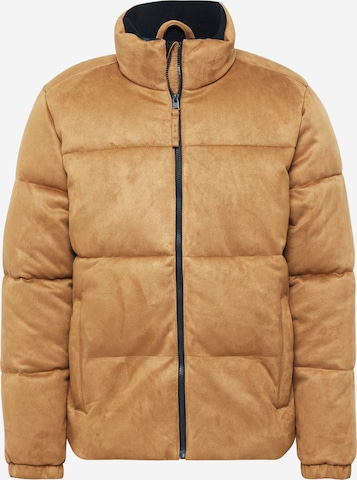 HOLLISTER Between-season jacket 'FASHION' in Brown: front