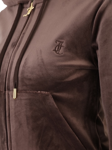 Juicy Couture Petite - Sudadera con cremallera 'ROBERTSON' en marrón