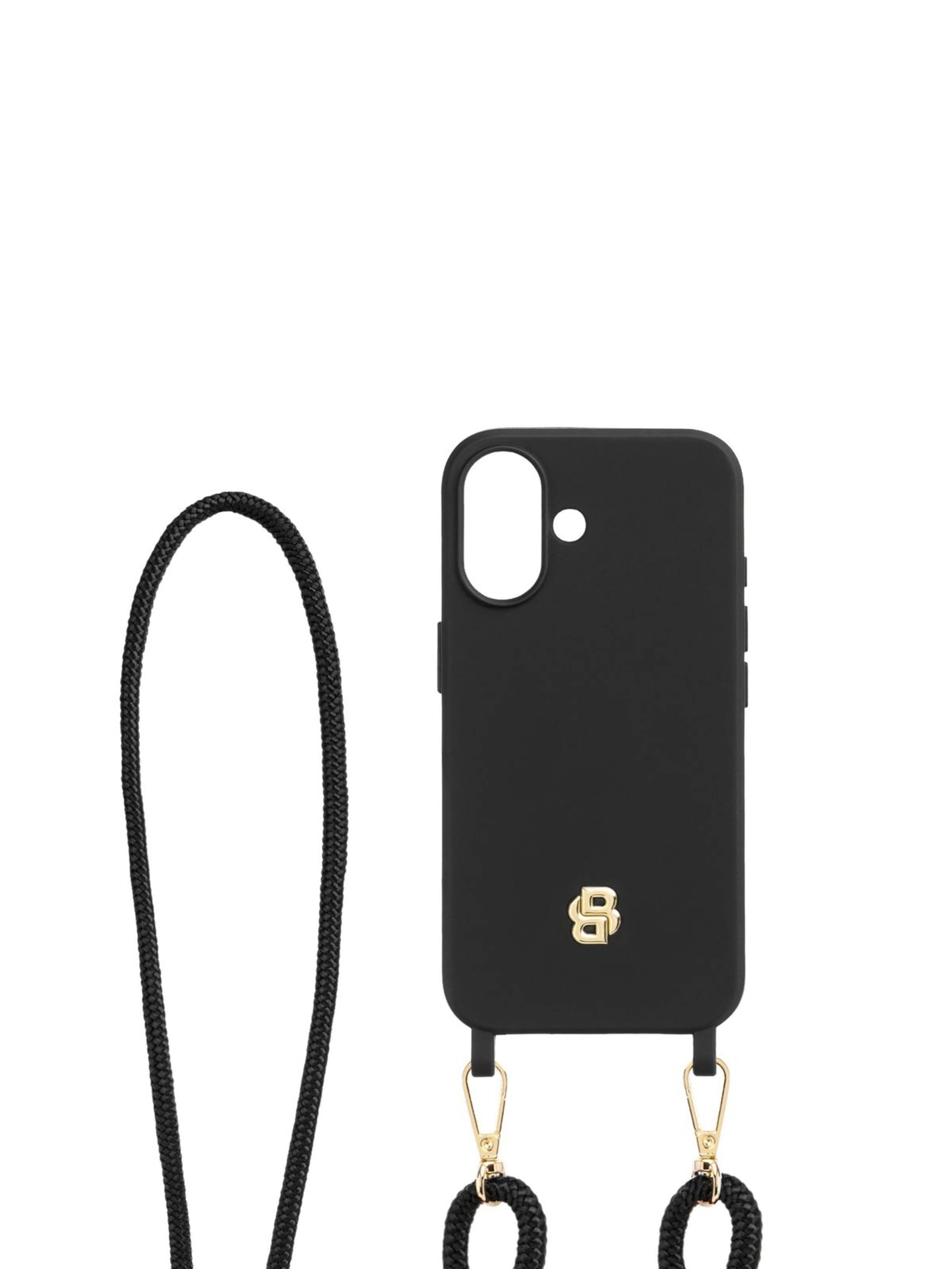BOSS Smartphonehülle‌‌‌‌‌‌‌ in Schwarz: Vorderseite