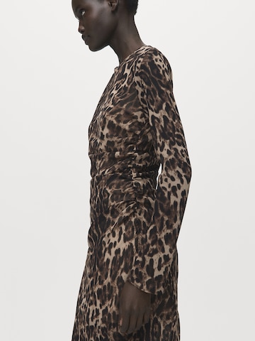 MANGO Kleid 'OLBIA' in Braun