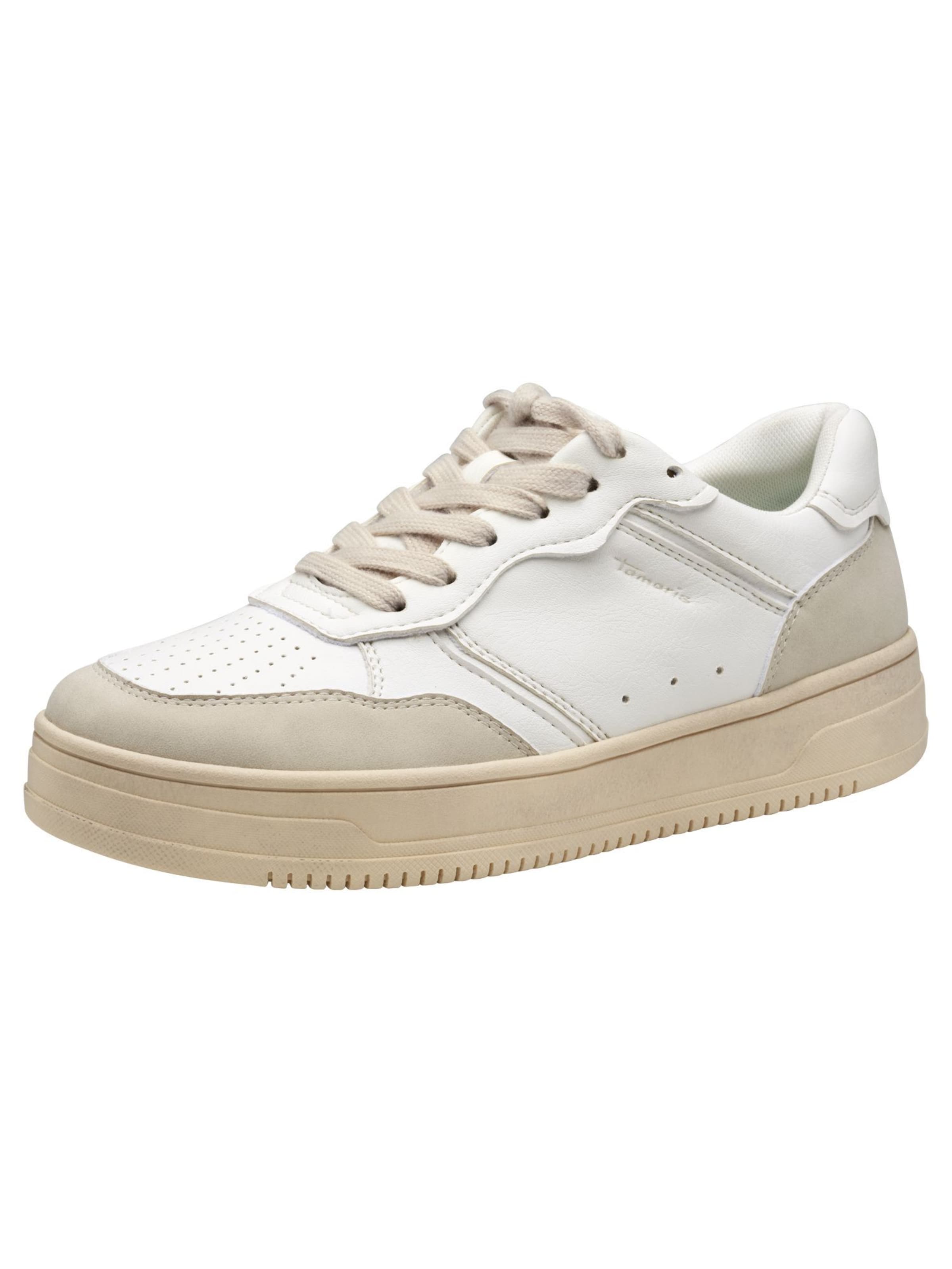 Tamaris Sneakers laag in Wit: voorkant