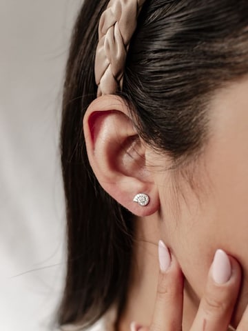Hey Happiness Earrings 'Nautilus Shine' in Silver