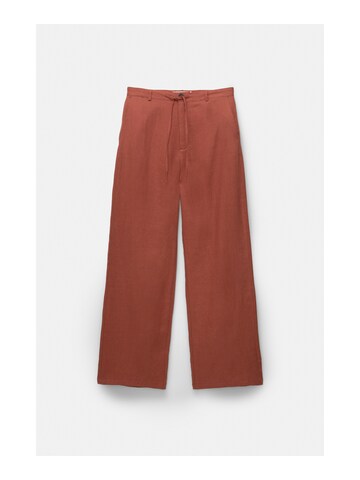 Pull&Bear Loose fit Pants in Red: front