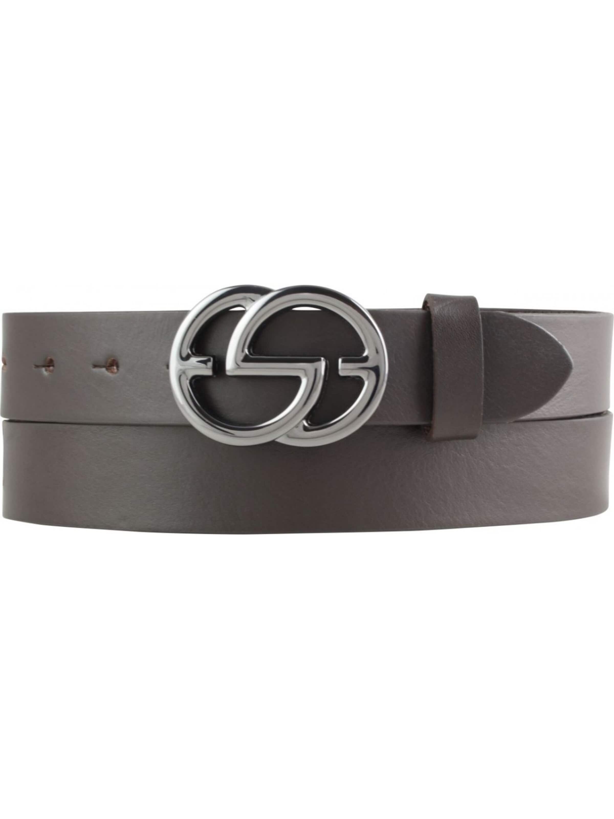 BELTINGER Belt 'Trevisoa' in Brown: front