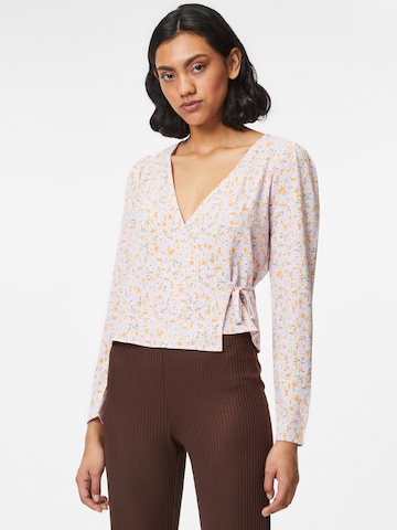 Monki Blouse in Lila: voorkant