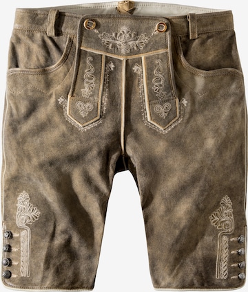 STOCKERPOINT Regular Trachtenhose 'Antonia' in Braun: Vorderseite