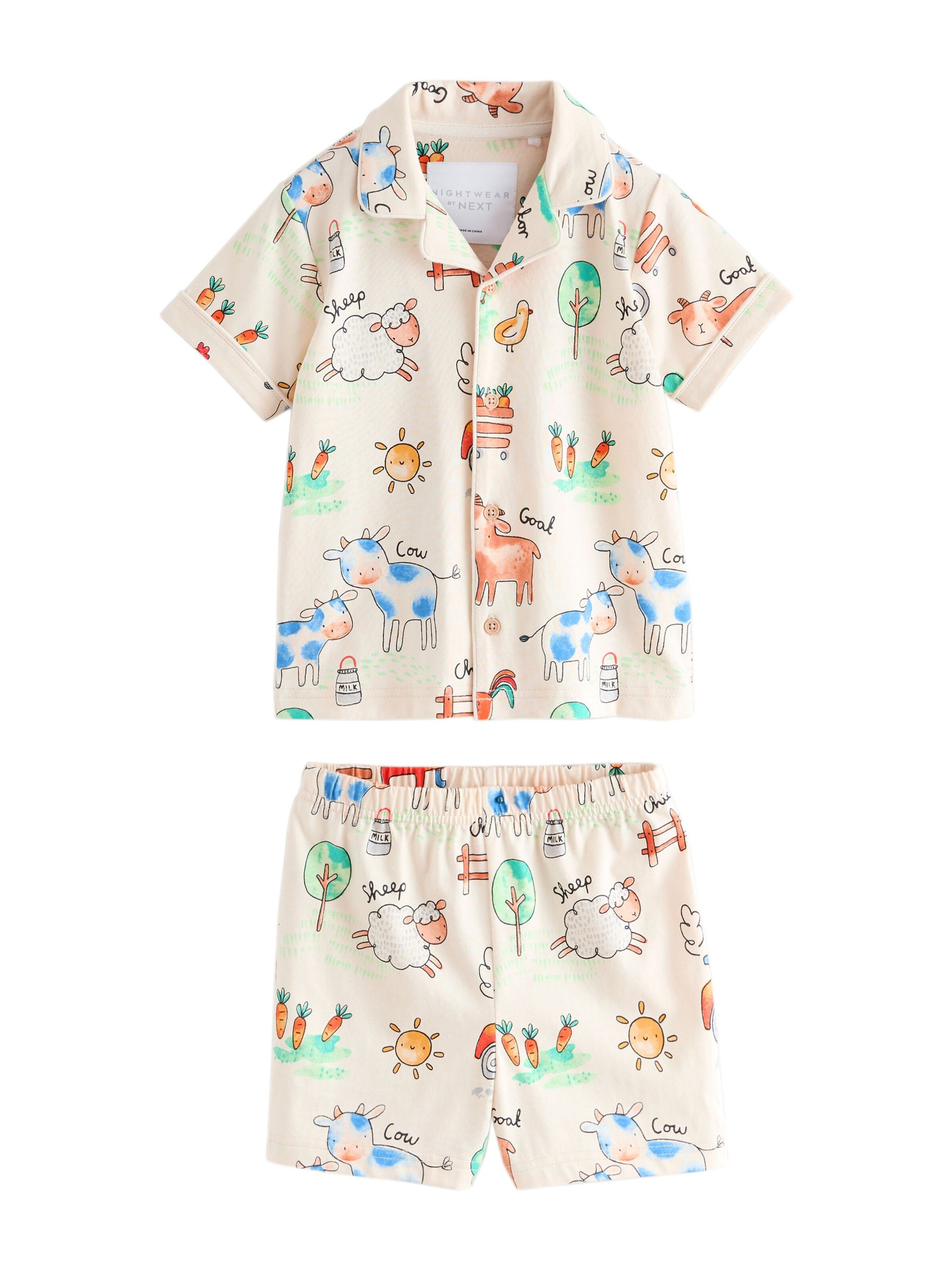 Pyjama Next en beige : devant