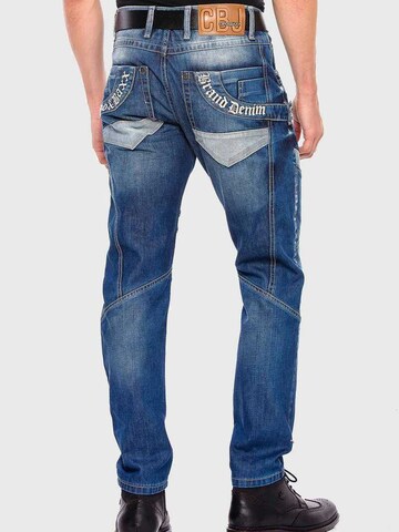Coupe slim Jean CIPO & BAXX en bleu