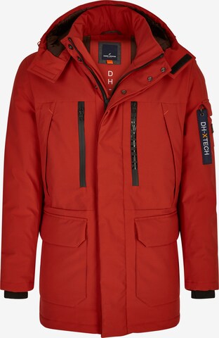 HECHTER PARIS Between-Seasons Parka in Red: front