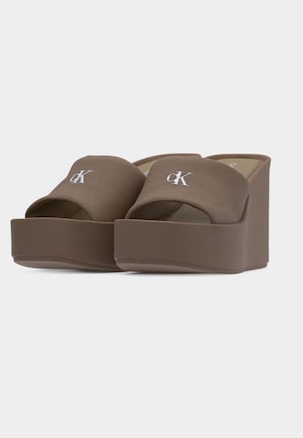 Calvin Klein Pantoletter i brun