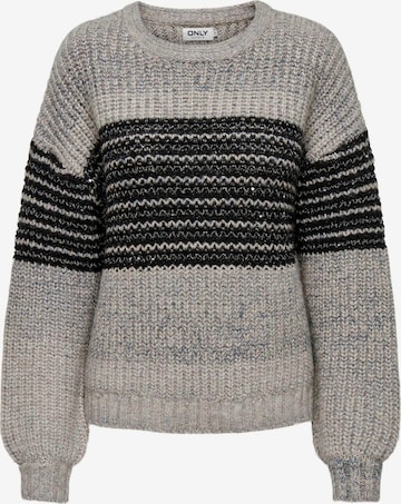 Pull-over 'Lucilla' ONLY en gris : devant