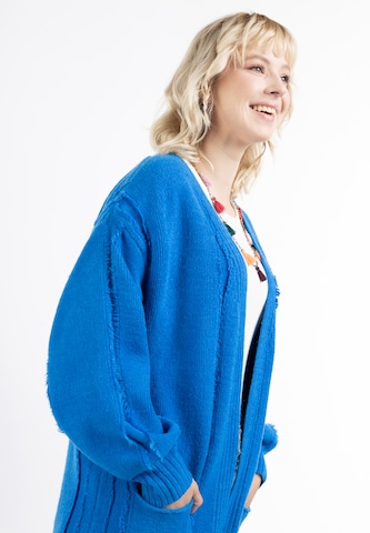 IZIA Knit Cardigan in Blue