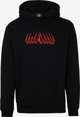 Volcom Sweatshirt 'Watanite Po' in Black: front