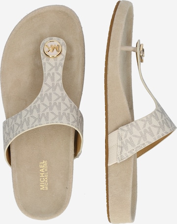 MICHAEL Michael Kors T-bar sandals 'LUCINDA' in White