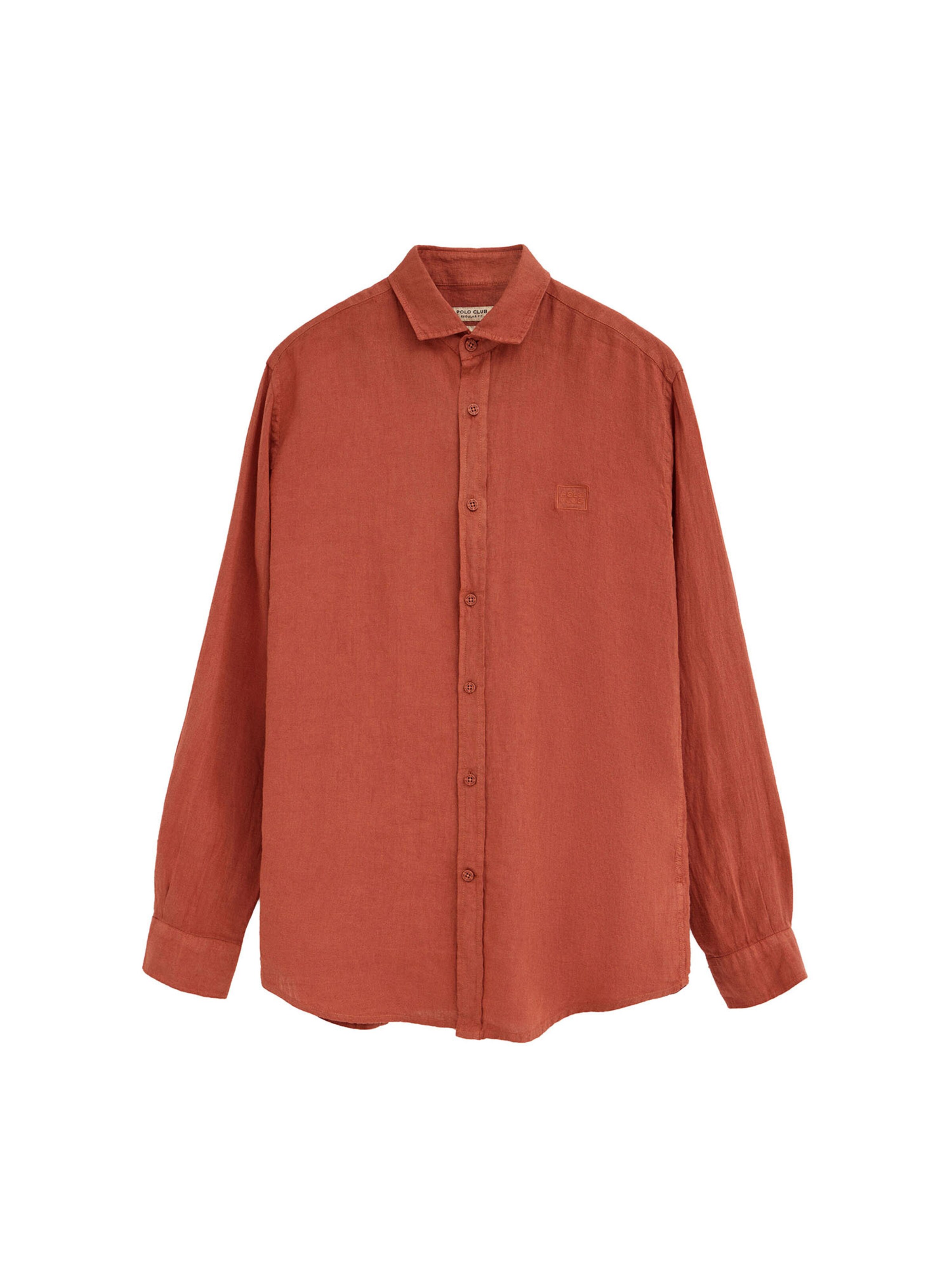Polo Club Regular Fit Hemd in Rot: Vorderseite