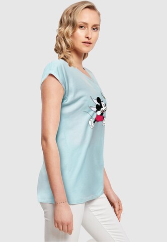 ABSOLUTE CULT T-Shirt 'Mickey Mouse - Love Cherub Vintage' in Blau