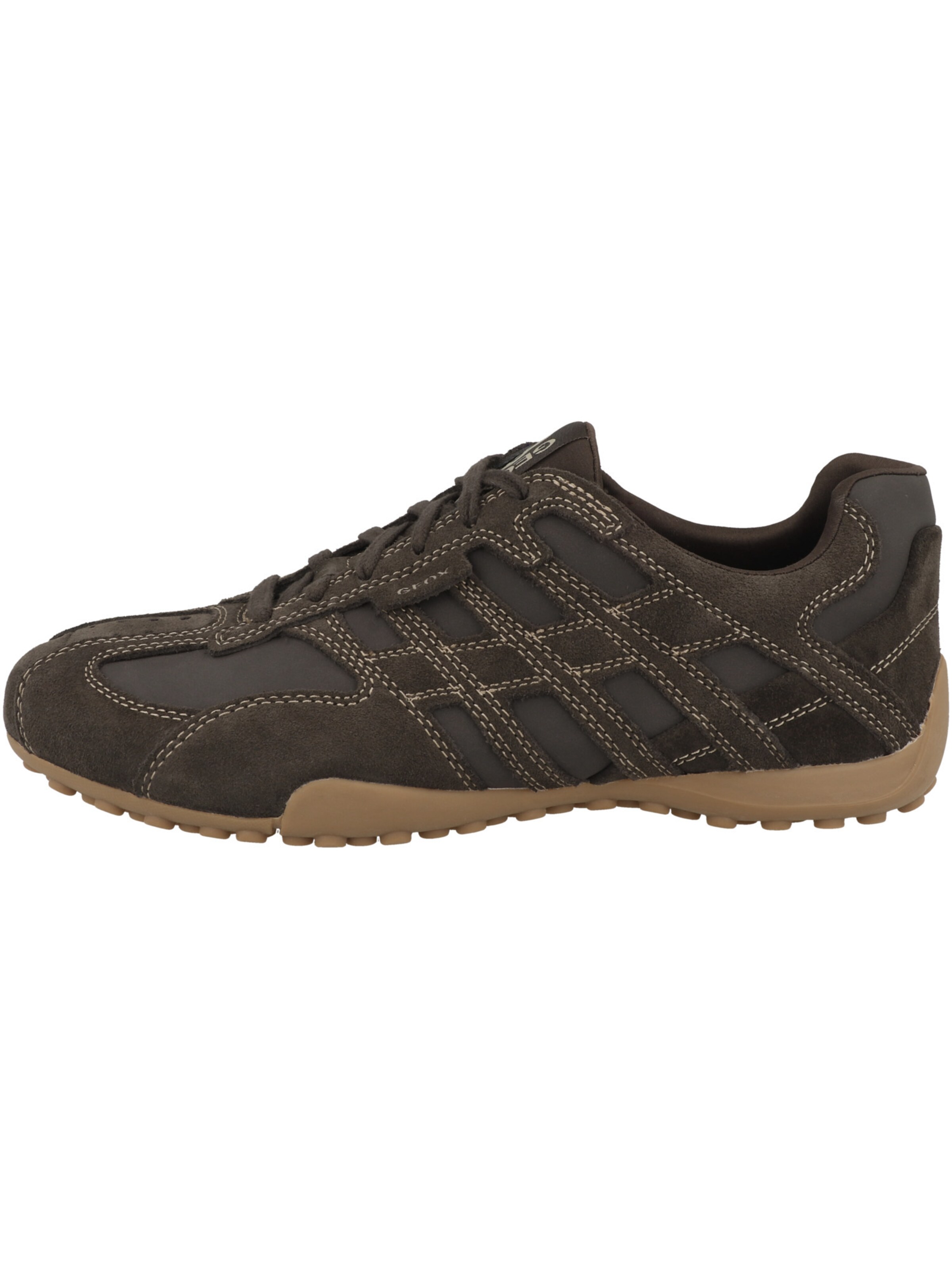 GEOX Sneakers laag in Bruin: voorkant