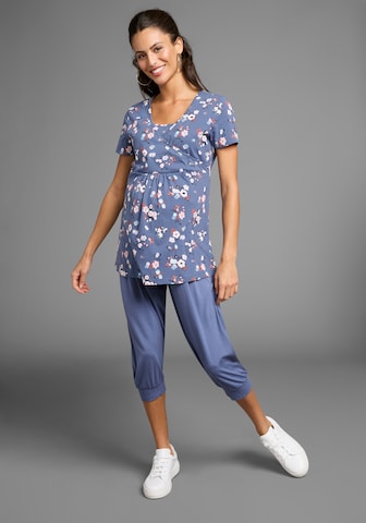 Neun Monate Loose fit Pants in Blue