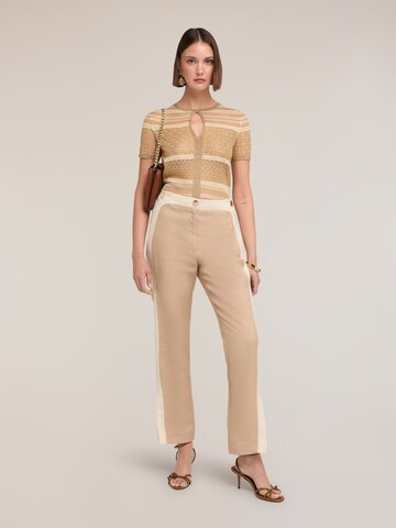 MOTIVI - regular Pantalón en beige