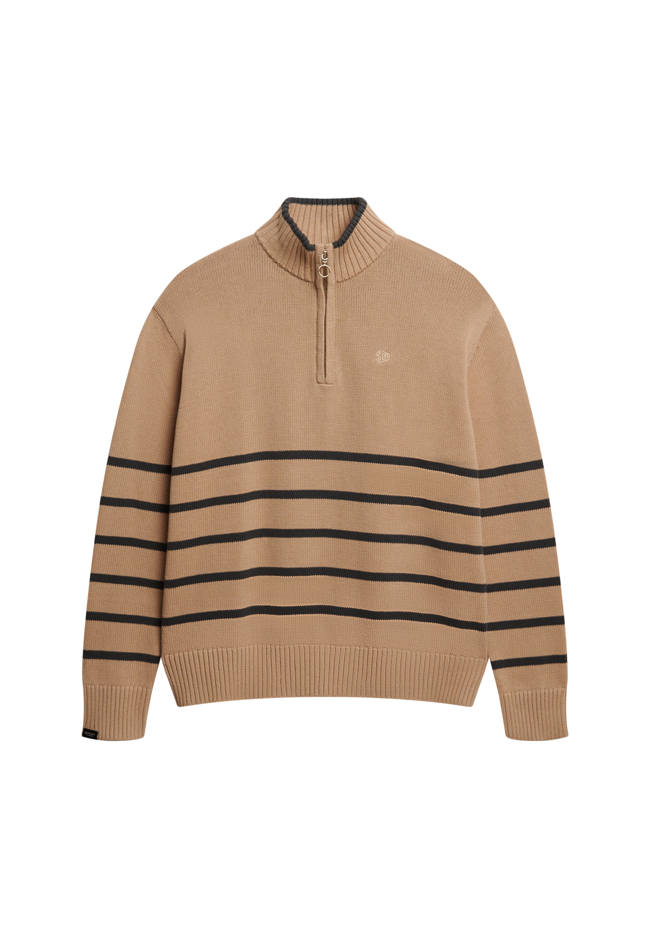 Pull-over Superdry en beige : devant