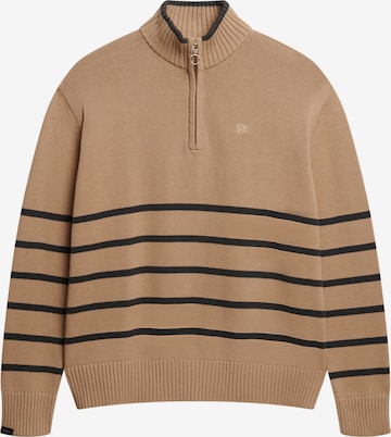 Superdry Trui in Beige: voorkant