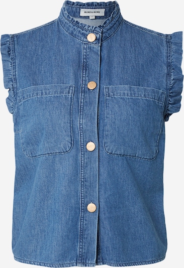 MORE & MORE Pusero koossa S värissä sininen denim, Tuotenäkymä