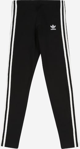 Skinny Leggings 'Adicolor' di ADIDAS ORIGINALS in nero: frontale