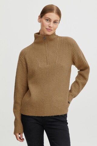 Oxmo - Pullover 'Saline' em castanho: frente