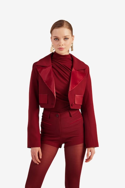 HOLLY LOLLY Blazer in 40 in burgunder, Produktansicht