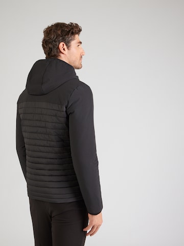 Giacca di mezza stagione di No Excess in nero: dietro