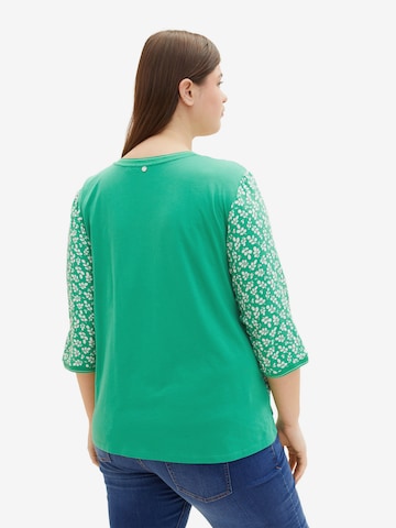 Tom Tailor Women + Shirt in Green