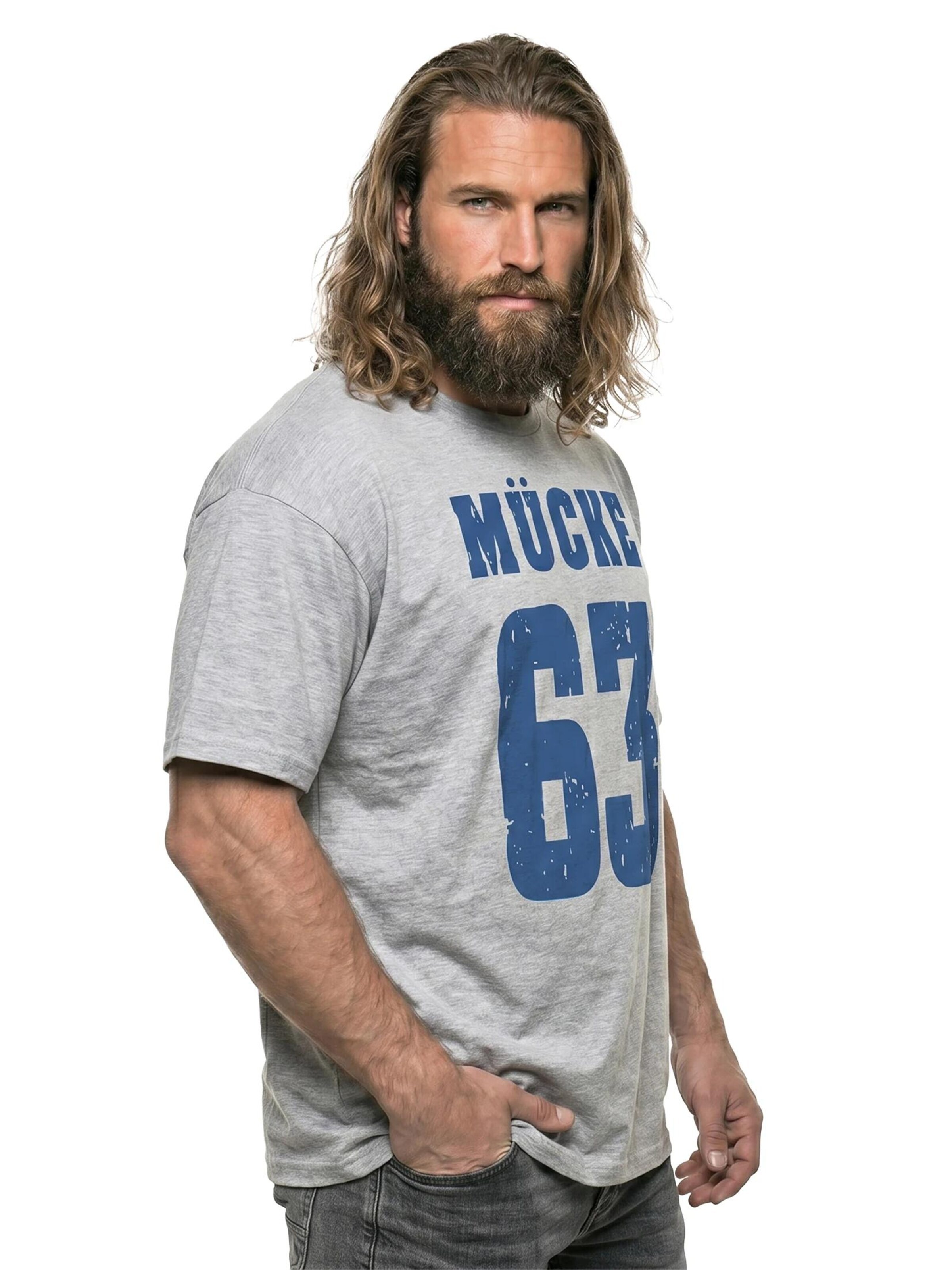MAKAYA Shirt 'Mücke 63' in Grey