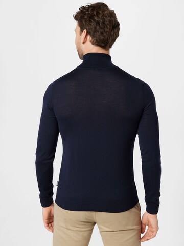 BOSS Sweater 'Musso-P' in Blue