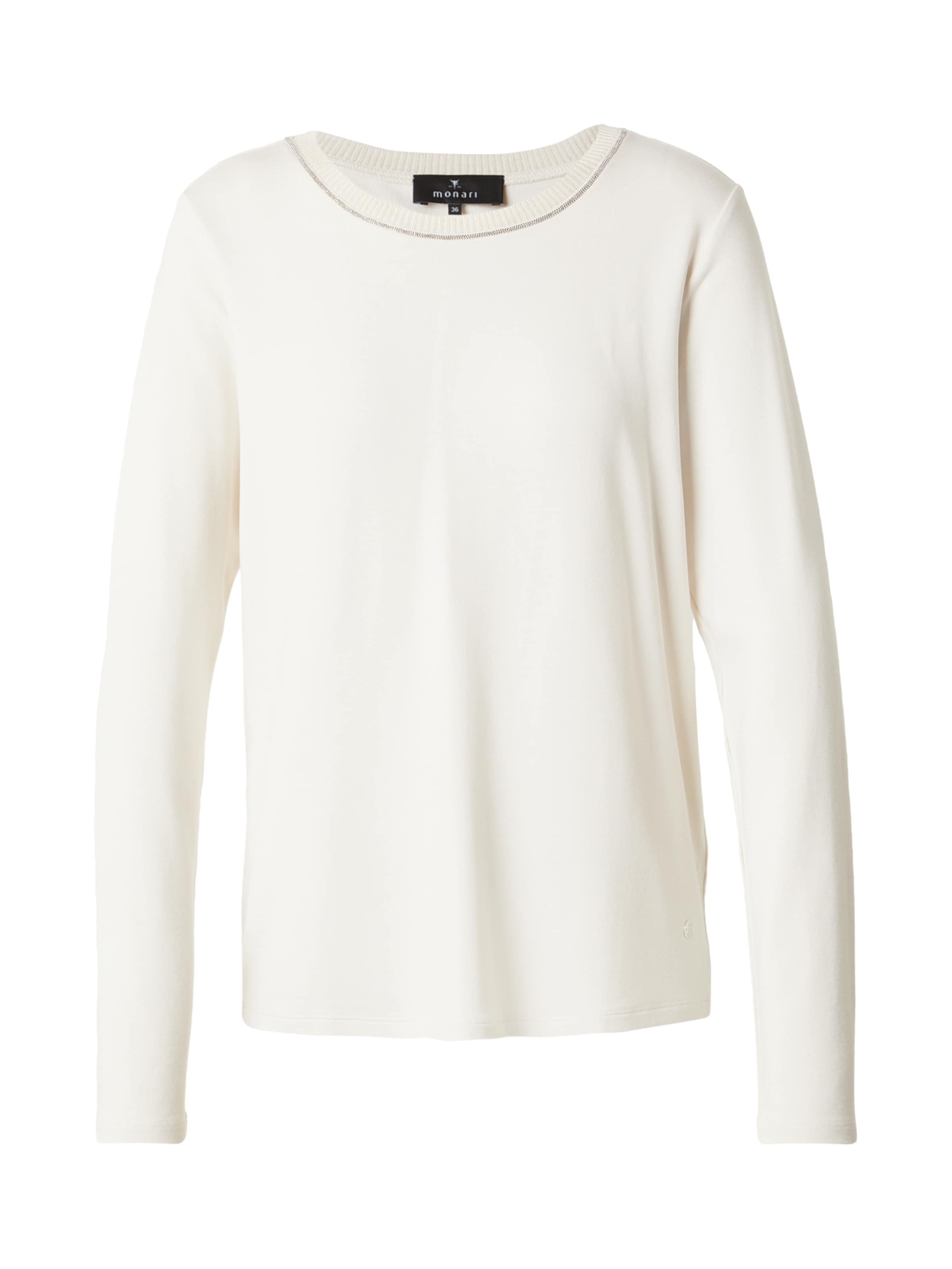 T-shirt monari en blanc : devant