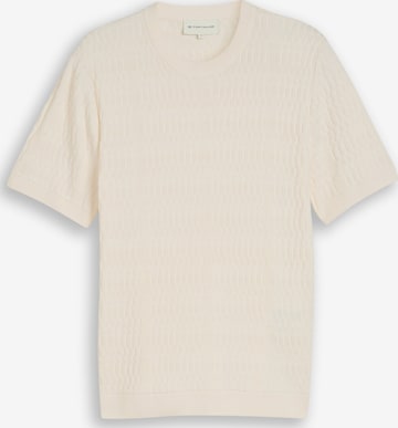 Pull-over TOM TAILOR en blanc : devant