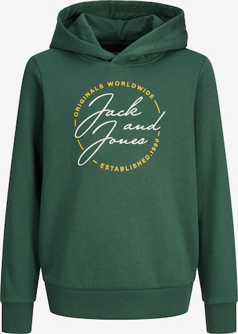 Jack & Jones Junior Sweatshirt 'Jerrys' in Green: front