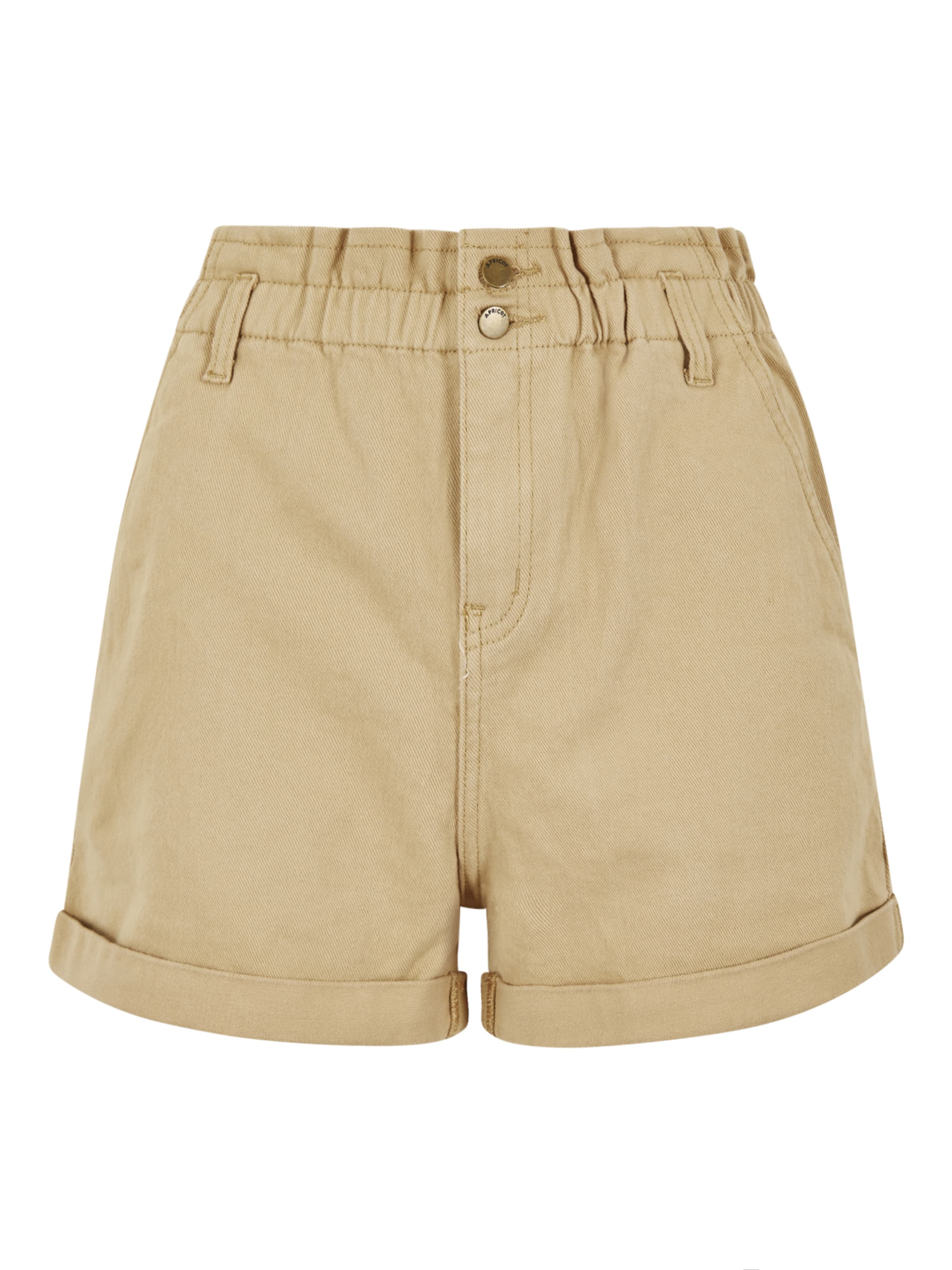 Apricot Regular Pants in Beige: front