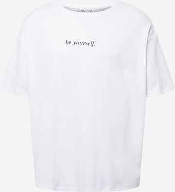 NU-IN Plus T-Shirt 'Be Yourself' in Weiß: predná strana